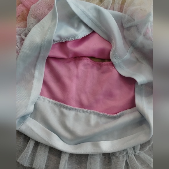Way To Celebrate Girls Tiered Mesh Skirt, Sizes girl S (6-6x) Yellow Pink Blue - Picture 14 of 16